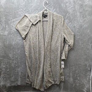 AB Studio Metallic‎ Open Cardigan - 1X NWT